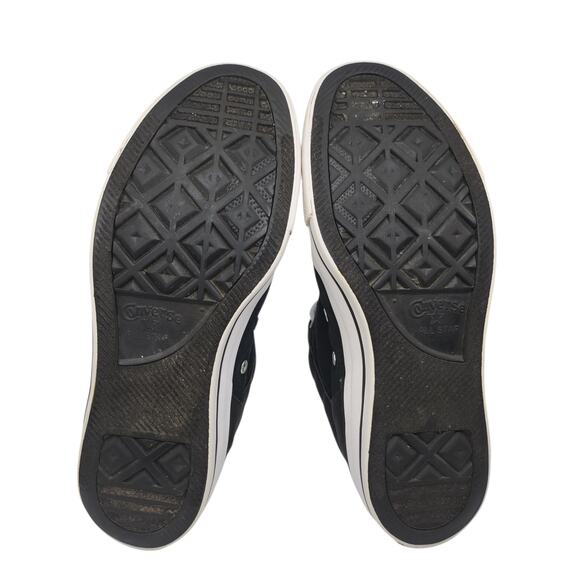 Converse All Star Mens 10 Black Blue Turquoise Low Tops Grunge Punk Hipster - Picture 16 of 16